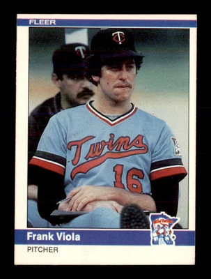 1984 Fleer #575 Frank Viola EXMT+ X1885351 - Image 1 of 3