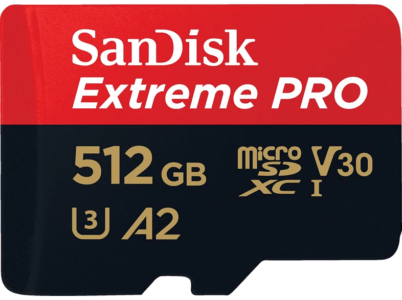 SANDISK Extreme PRO® UHS-I, Micro-SDXC Speicherkarte, 512 GB, 200 MB/s NEU OVP - Bild 1 von 1