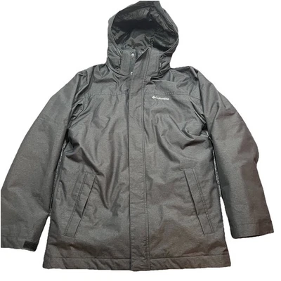 Columbia Mens Tunnel Falls II Interchange 3-in-1 Jacket Grey Fleece Small Hooded - Image 1 of 4