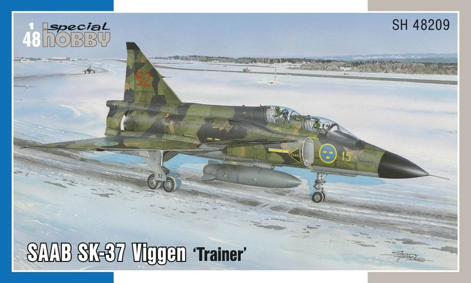 SPECIALE HOBBY 48209 MODELLO SK-37 VIGGEN TRAINER 1/48 - Immagine 1 di 1