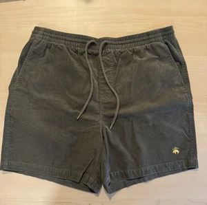 Brooks Brothers Corduroy Shorts Men’s Xl Green Drawstring (RETAILS FOR $98) - Picture 1 of 5