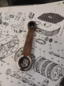 BIELLA COMPLETA  MALAGUTI FIFTY  FULL HF MOTORE T4 ORIGINALE NUOVA - Foto 1 di 6