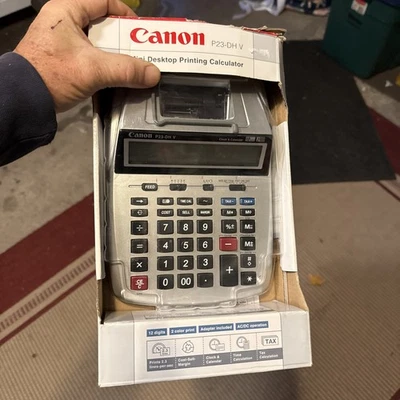 Canon P23-DHV Printing Calculator - Image 1 of 4