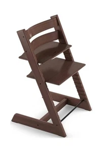 Seggiolone Stokke Tripp Trapp - Walnut Marrone - Sedia Evolutiva In Legno - Imagen 1 de 5