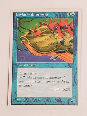 MTG Segovian Leviathan (Spanish 4th Edition (WB)/Blue/U) - BGM - Image 1 of 2