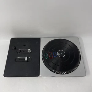 Tested Working DJ Hero Turntable 95855.809 for Nintendo Wii Silver Black Gray - Picture 1 of 8