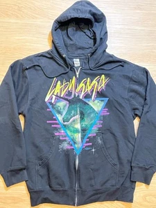 Men’s Small Lady Gaga 2011 Unicorn Born This Way Zip Hoody Hoodie Sweatshirt - Picture 1 of 5
