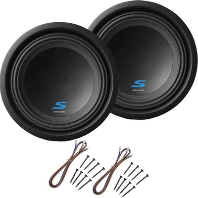 Subwoofers Alpine S-W12D2 Car Audio Tipo S Dual 2 Ohm 1200W 12" con Kit de Instalación Foto 1 de 3
