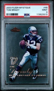 2003 Fleer Mystique #46 Tom Brady PATRIOTS PSA 9 MINT - Picture 1 of 3