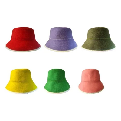 Felt Cloth Sauna Hat Sauna Accessories for Steam Room Sauna House Men Women Foto 1 de 2