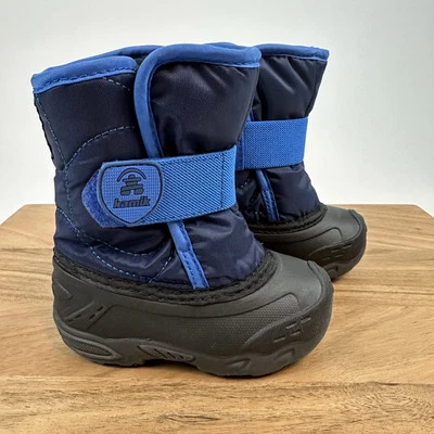 Nuevas botas de nieve impermeables forradas de piel sintética aisladas Kamik Snowbug 5 para niños talla 5 C Foto 1 de 4