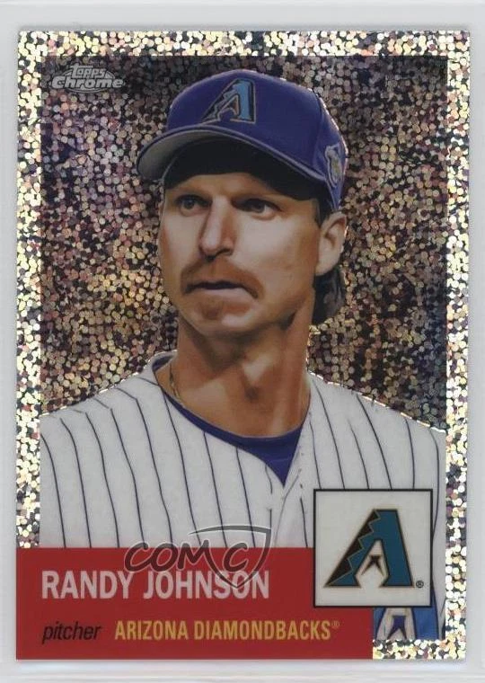 2022 Topps Chrome Platinum Anniversary Speckle Refractor /150 Randy Johnson HOF