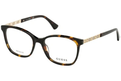 GUESS GU2743 Tortoise Shell 052 Plastic Round Optical Eyeglasses Frame 55-16-145 - Image 1 of 4
