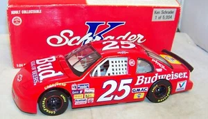 1:24 ACTION 1995 #25 BUDWEISER CHEVY MONTE CARLO KEN SCHRADER CWC MIB 1/5004 - Picture 1 of 6