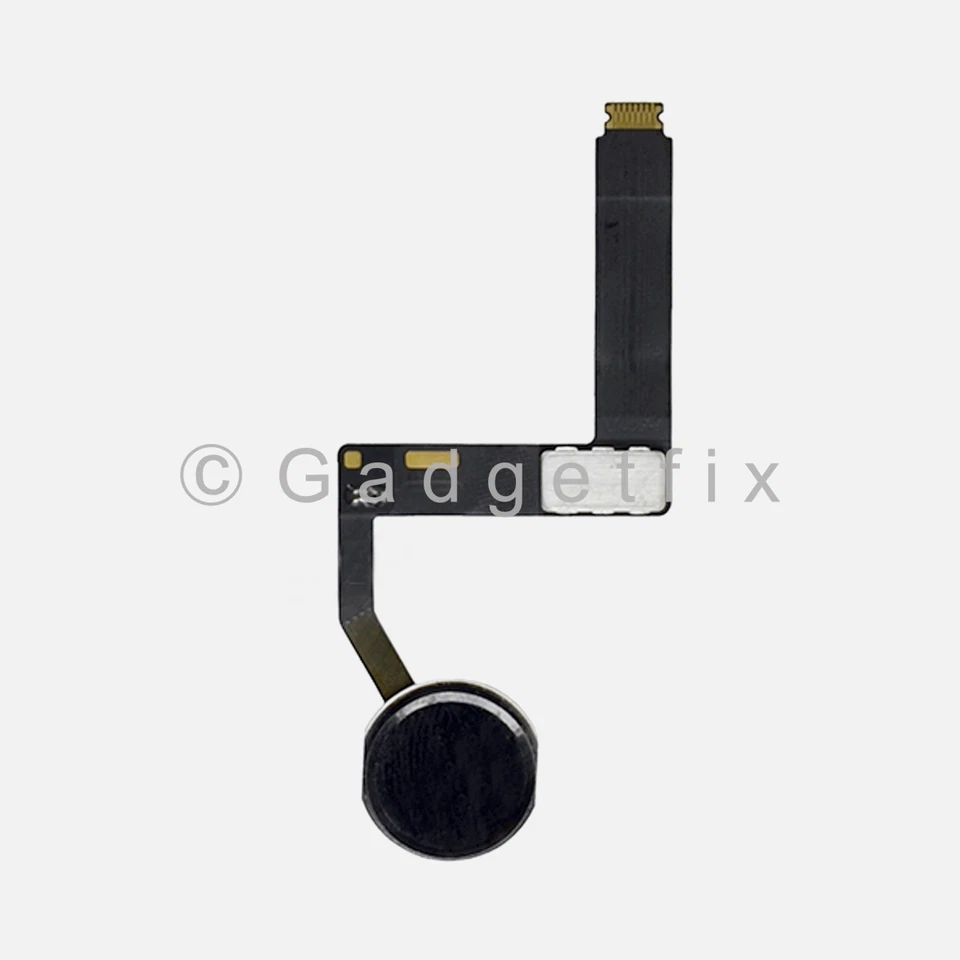 Black Home Menu Button Flex Cable Replacement for iPad Pro 9.7 A1673 A1674 A1675 - Image 1 of 1