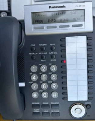 Panasonic KX-DT343 Black - Image 1 of 3