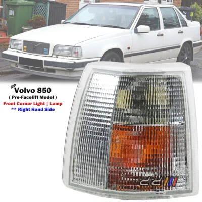 Front Right Clear Corner Light Lamp For Volvo 850 Sedan Wagon EUDM 1991-1993 - Image 1 of 4