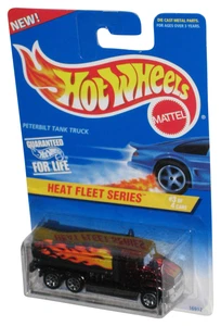 Hot Wheels Heat Fleet Series 3/4 (1996) Black Peterbilt Tank Truck Toy #539 - Picture 1 of 1