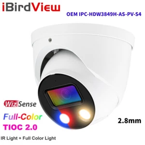 Cámara a todo color iBirdView OEM IPC-HDW3849H-AS-PV S4 4K 8MP TiOC 2,0 2,8 mm EE. UU. - Imagen 1 de 17