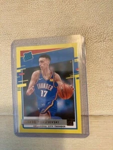 2020 2021 Donruss Rated Rookie Aleksej Pokusevski yellow SP Dollar Tree - Picture 1 of 2