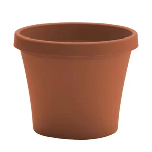 Terra 12 In. Terra Cotta Plastic Planter - Picture 1 of 6