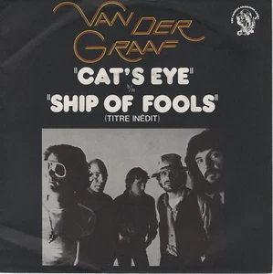 Van Der Graaf Cat's Eye / Ship Of Fools France 45 With Picture Sleeve 1977 - Picture 1 of 4