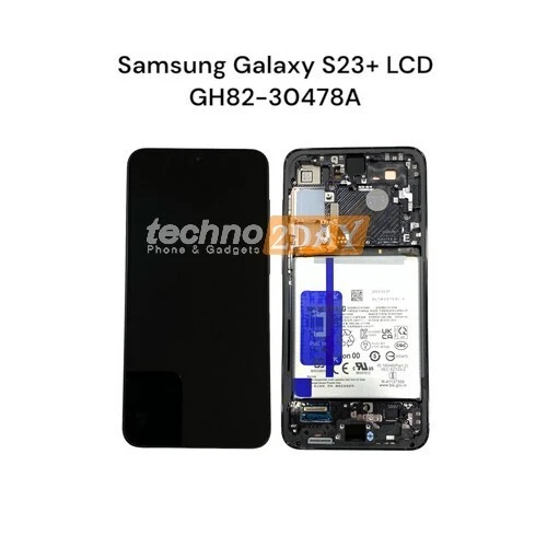Nuevo Conjunto LCD Original Samsung S23 Plus + Marco con Batería Negro GH82-30478A Foto 1 de 1