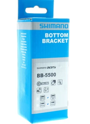 Shimano 105 Octalink Cartridge Bottom Bracket BB-5500 70 x 118.5mm, ITA Threaded - Image 1 of 2