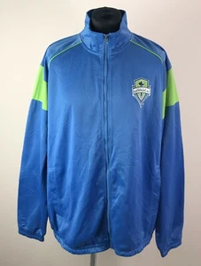 GIII by Carl Banks Seattle Sounders Track Jacket Men's Size 2XL MLS Full-Zip - Picture 1 of 12