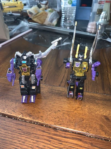 Transformers g1 Insecticons Lot Kickback  Shrapnel 1984 Broke Good Chrome Cover