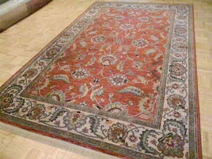 6x9 KARASTAN ASHARA RED AGRA 549 - 15002 - 100% WOOL RUG BRAND NEW - Picture 1 of 12