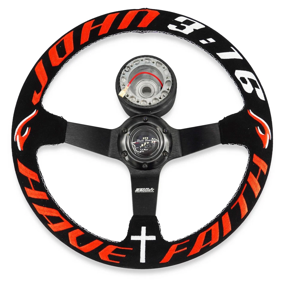 Have Faith 3:16 350MM Volante + Kit Adaptador de Buje para Subaru Impreza WRX Foto 1 de 4