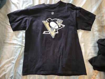 CAMISETA GRANDE JORDAN STAAL #11 PITTSBURGH PENGUINS NEGRA MANGA CORTA JUGADOR Foto 1 de 4