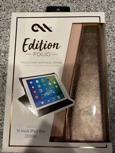 Case-Mate Edition Folio Case for Apple iPad Pro 11-inch (2018) - Rose Gold - NEW - Picture 1 of 8