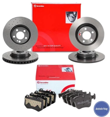 JUEGO DE FRENOS BREMBO COMPLETO DELANTERO Y TRASERO MERCEDES BENZ C180 C200 C220 W205 C205 Foto 1 de 4