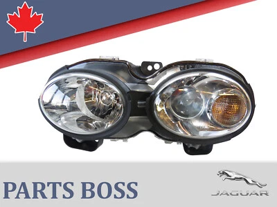 Оригинальная левая передняя фара со стороны привода Jaguar X-Type 2002 2003 2004 2005 2006 2007 годов выпуска - Изображение 1 из 4