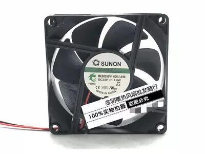 1 pcs SUNON 8CM ME80252V1-000U-A99 24V 1.8W inverter cooling fan. - Image 1 of 3
