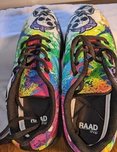 Nuovissimo di zecca!! Scarpe da ginnastica RAAD da donna Galaxy Skull taglia 8,5 verdi rosa bianche - Foto 1 di 11
