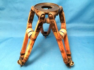 MITCHELL-100 "BABY" WOODEN TRIPOD STIX-LEGS WEST HOLLYWOOD FACTORY VINTAGE  ARRI - Picture 1 of 12