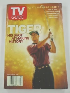 TV Guide magazine TIGER WOODS COVER golf PGA championship Xena Jun 9 2001 issue - Imagen 1 de 3