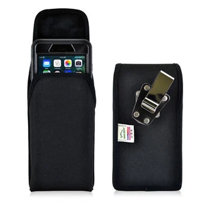 iPhone 8 Plus 7 Plus Holster Clip Metal Otterbox Nylon Vertical Turtleback - Picture 1 of 12