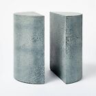 Set of 2 Soapstone Bookends Gray - Threshold designed with Studio McGee
