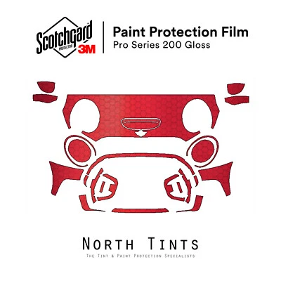 MINI Cooper JCW 2024-2026 3M PRO PreCut Paint Protection Film Clear Bra PPF - Image 1 of 4