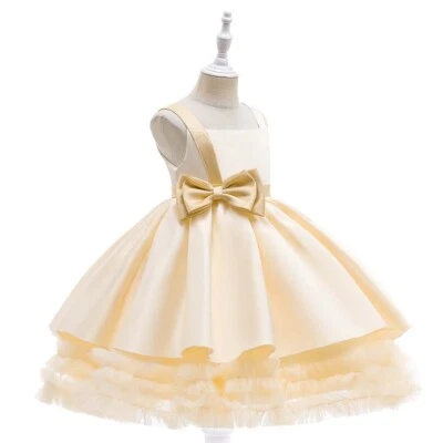 Lindo vestido de noche de boda con flores para dama de honor sin mangas de encaje con lazo en la cintura Foto 1 de 4