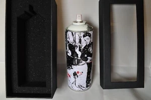 A - Mr Brainwash - Spray Can - Pup Art - White Edition - Limited to 150 - Picture 1 of 3