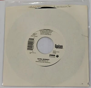 45 RPM HANK WILLIAMS Jr. Hotel Whiskey CAPRICORN 1992 COUNTRY Retro NOSTALGIE - Bild 1 von 2