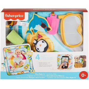 Official Fisher-Price Fun Activity Mat Swimming Pool Baby Activity Mat with Toys - Picture 1 of 8