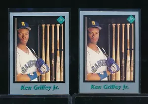 lot 1991 Tuff Stuff Jr. Ken Griffey #31 hand cut perfect size NMMT ob gradable - Picture 1 of 2