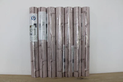 7 Rollen Vliestapete Conpart 223115 Flieder Stein Optik - Bild 1 von 3