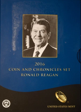 2016 US Mint Ronald Reagan Coin & Chronicles Set - ✪COINGIANTS✪ Cover